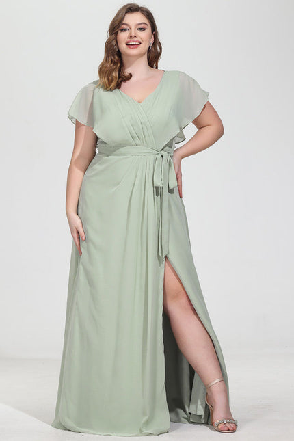 Robe Pastel Rose Demoiselle D'Honneur Élégante - gallery 7