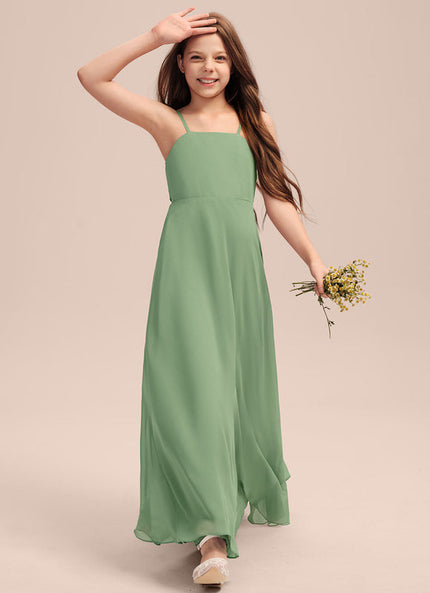 Robe Pastel Verte Trapèze Longueur Maxi