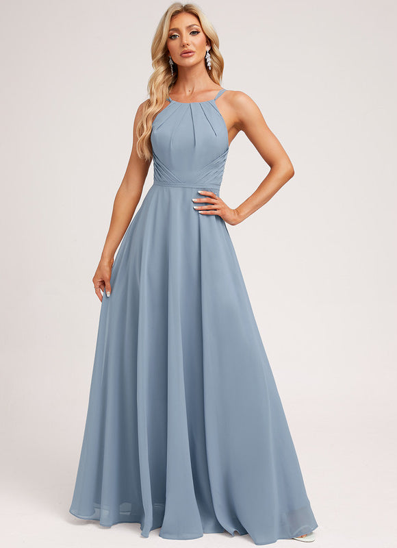 Robe Pastel Floral Lilas Longueur Maxi - gallery 3