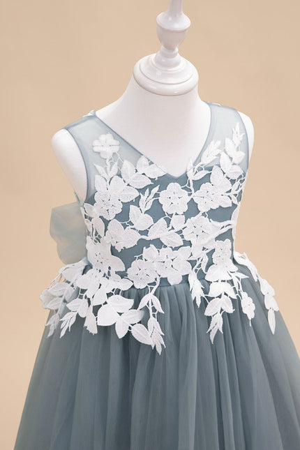 Robe Pastel Demoiselle D'Honneur Bleu Canard - gallery 6