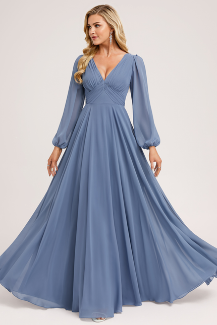 Robe Pastel Demoiselle D'Honneur Bleu Clair