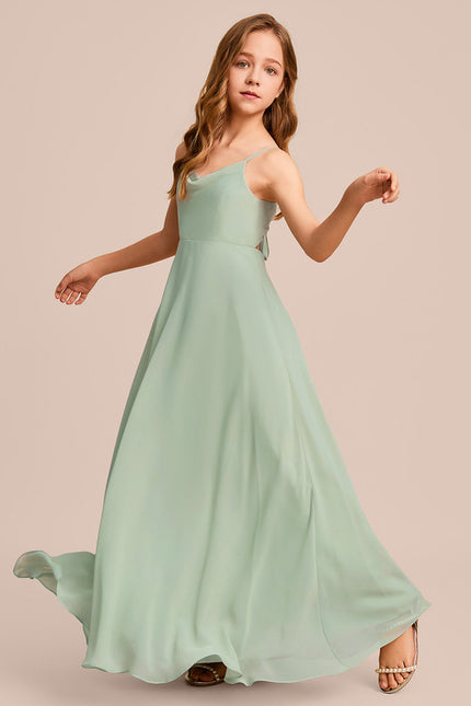 Robe Demoiselle D'Honneur Vert Pastel - gallery 1