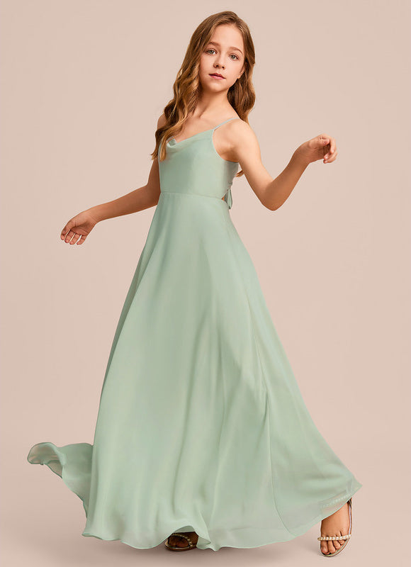 Robe Demoiselle D'Honneur Vert Pastel - gallery 1