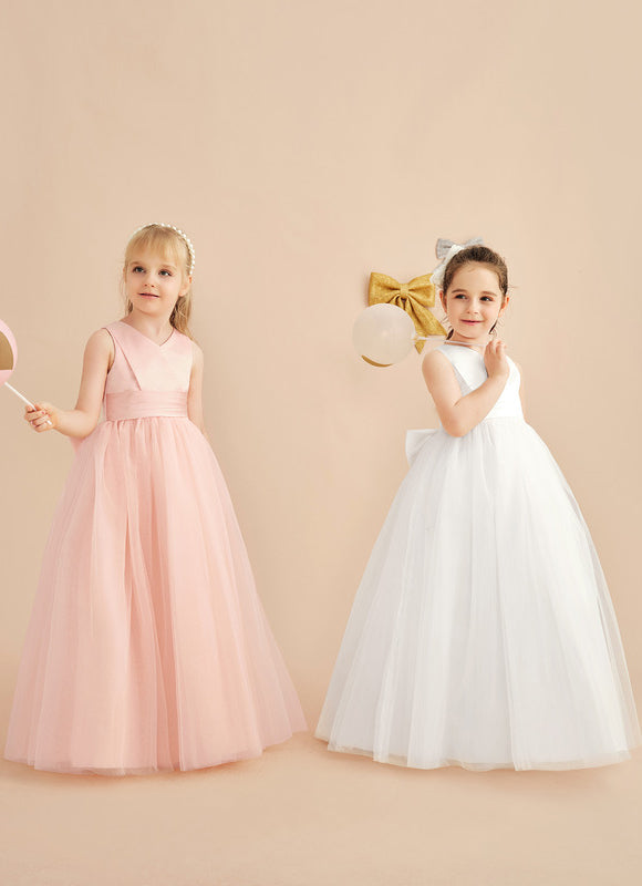 Robe Dentelle Rose Pastel - gallery 1