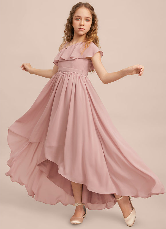 Robe Pastel Demoiselle D'Honneur Rose Pâle - gallery 4