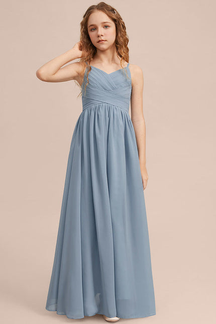 Robe Pastel Verte Col V Longueur Maxi - gallery 3