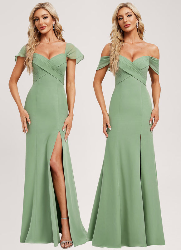 Robe Demoiselle D'Honneur Vert Pastel