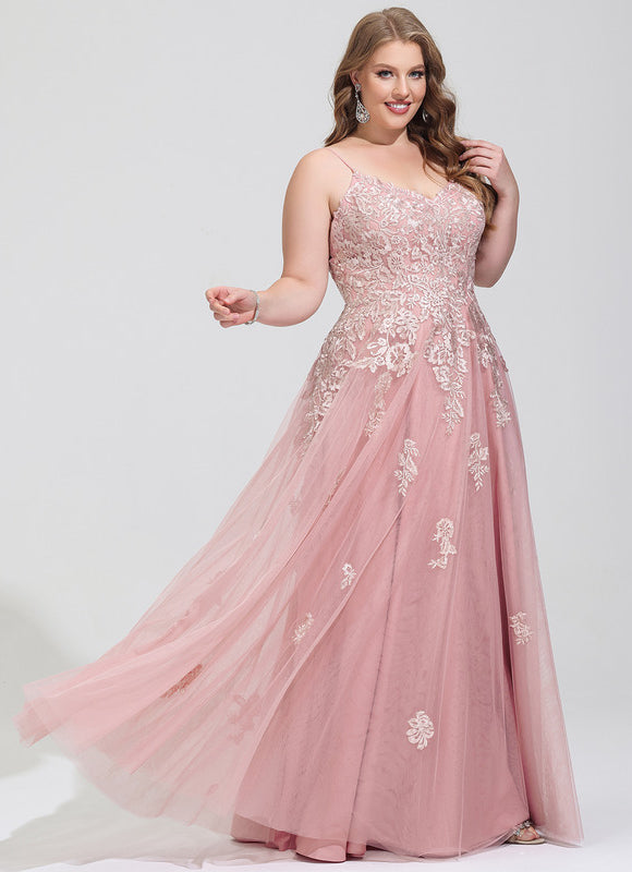 Robe Pastel Rose Longue À Paillettes - gallery 4