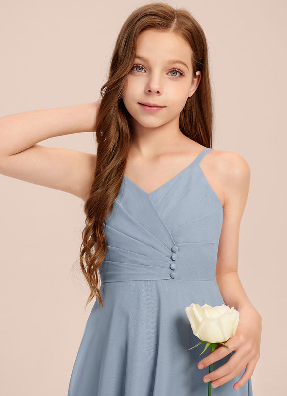 Robe Pastel Verte Col V Longueur Maxi - gallery 4