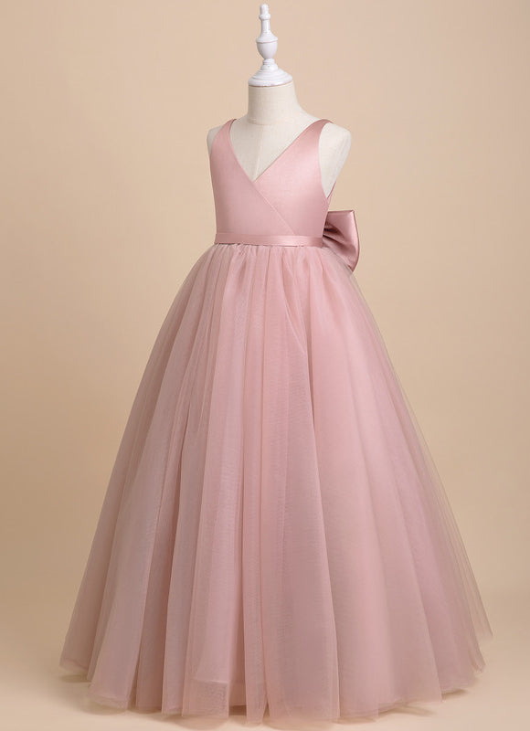 Robe Pastel Demoiselle D'Honneur Rose - gallery 4