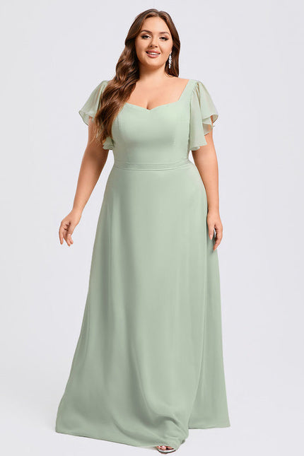 Robe Pastel Rose Demoiselle D'Honneur Élégante - gallery 7