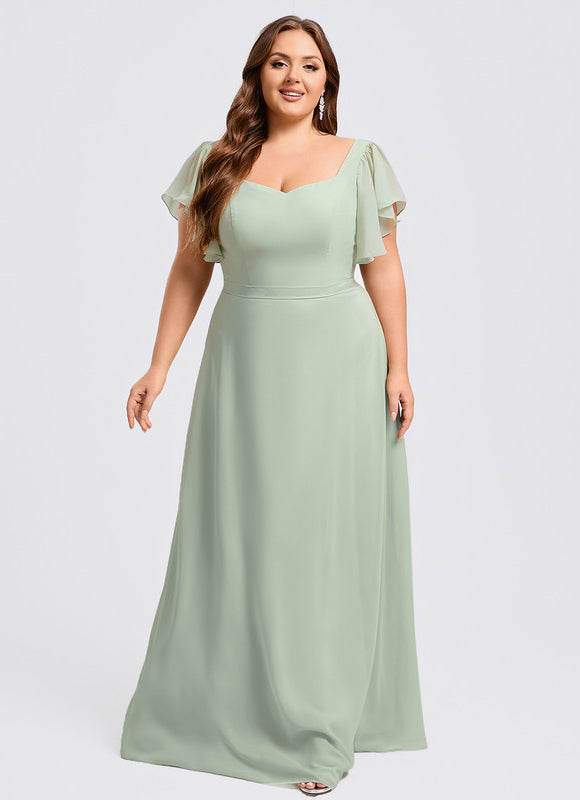 Robe Pastel Rose Demoiselle D'Honneur Élégante - gallery 7