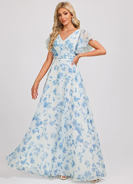Robe Pastel Rose Demoiselle D'Honneur Élégante