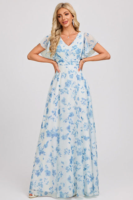 Robe Pastel Rose Demoiselle D'Honneur Élégante - gallery 2