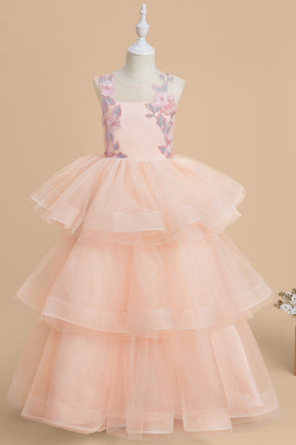 Robe Pastel Rose Princesse Tulle Mariage