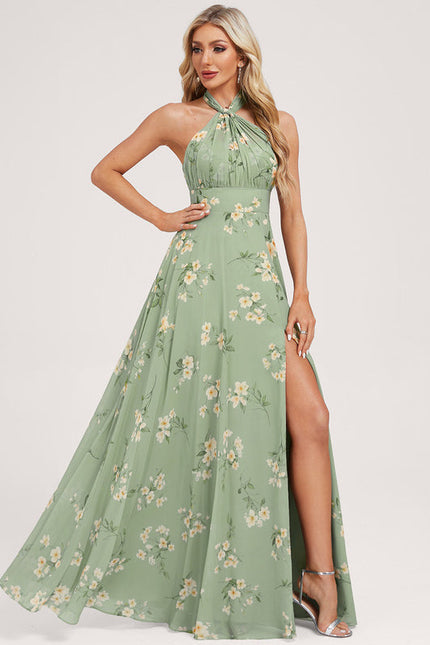 Robe Pastel Rose Trapèze Décolleté Col V - gallery 5