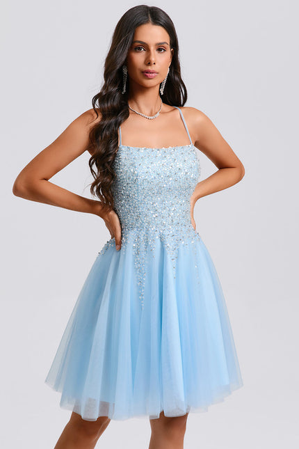 Robe Bleu Pastel Demoiselle D'Honneur - gallery 5