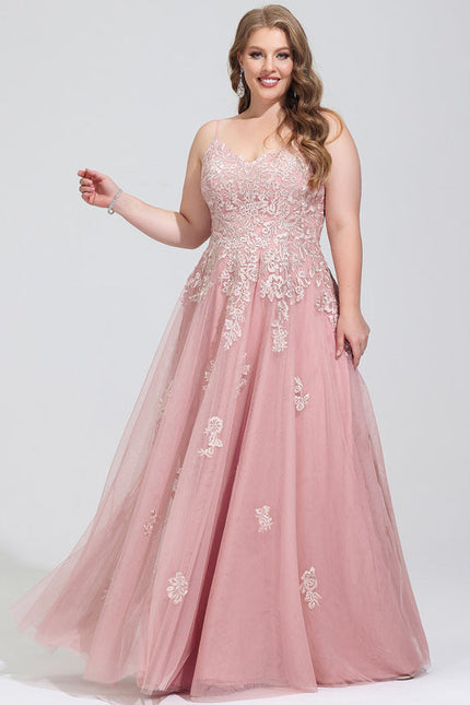 Robe Pastel Rose Longue À Paillettes - gallery 7