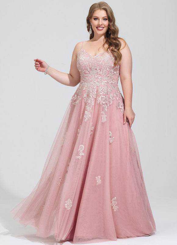 Robe Pastel Rose Longue À Paillettes - gallery 7