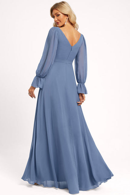Robe Pastel Rose Demoiselle D'Honneur Élégante - gallery 1