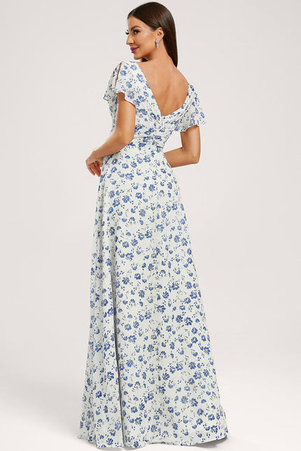 Robe Pastel Rose Demoiselle D'Honneur Élégante - gallery 4