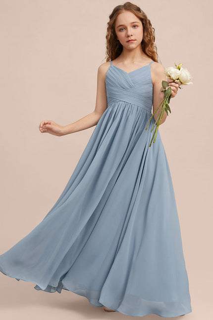 Robe Pastel Verte Col V Longueur Maxi - gallery 5