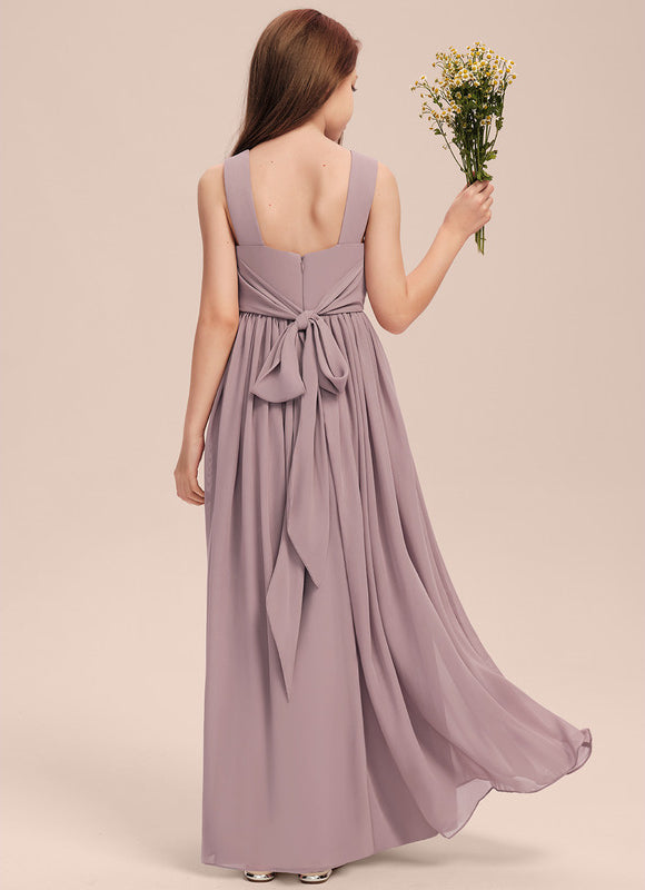 Robe Pastel Demoiselle D'Honneur Mauve - gallery 4