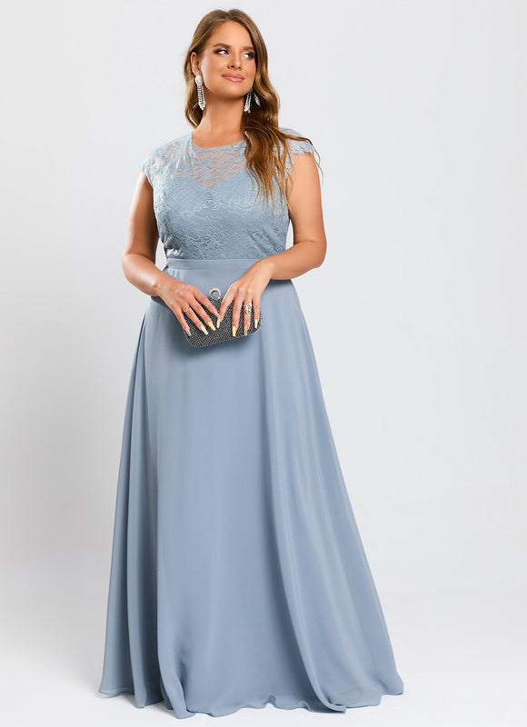 Robe Pastel Bleu Bonbon Demoiselle D'Honneur Élégante - gallery 9
