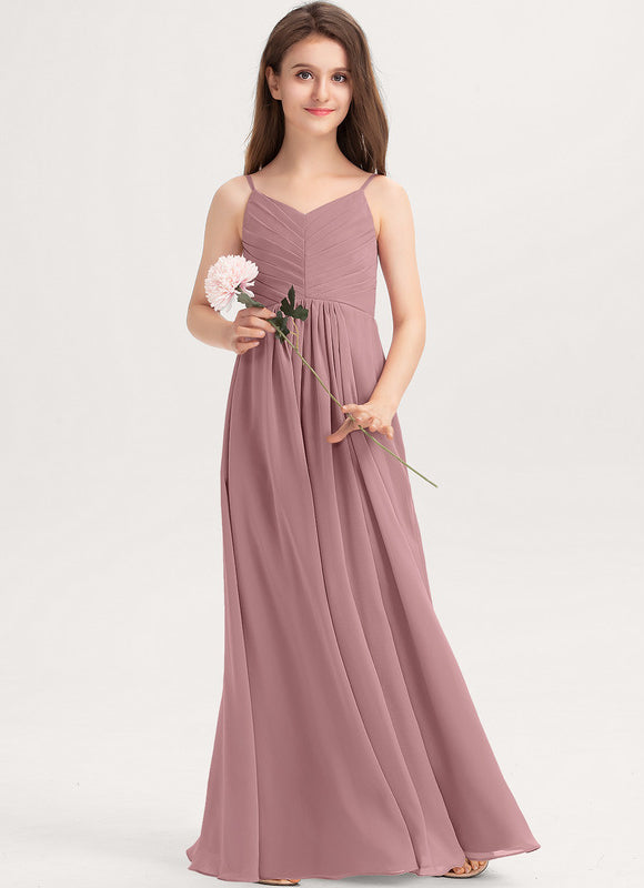 Robe Pastel Verte Col V Longueur Maxi