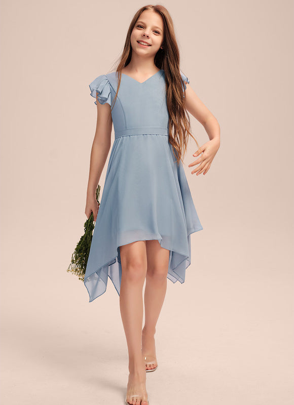 Robe Pastel Demoiselle D'Honneur Bleu Ciel - gallery 5