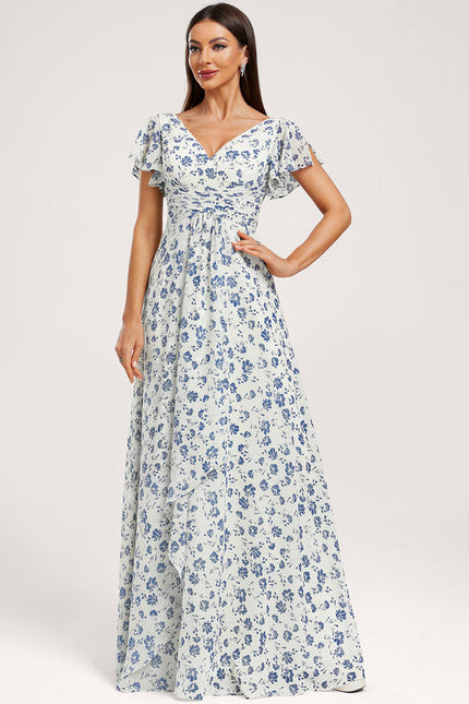 Robe Pastel Rose Demoiselle D'Honneur Élégante - gallery 3