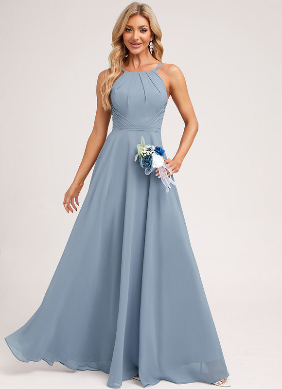 Robe Pastel Floral Lilas Longueur Maxi