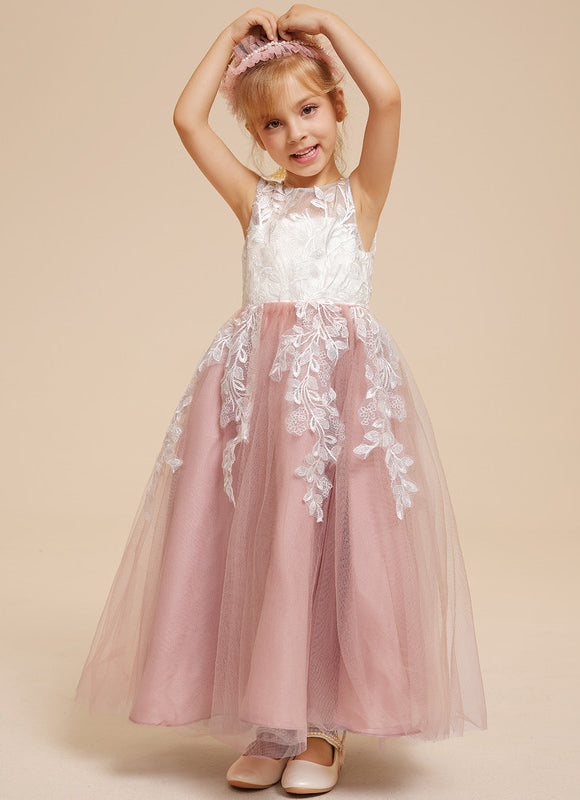 Robe Pastel Blanche Fille Mariage Fleurs