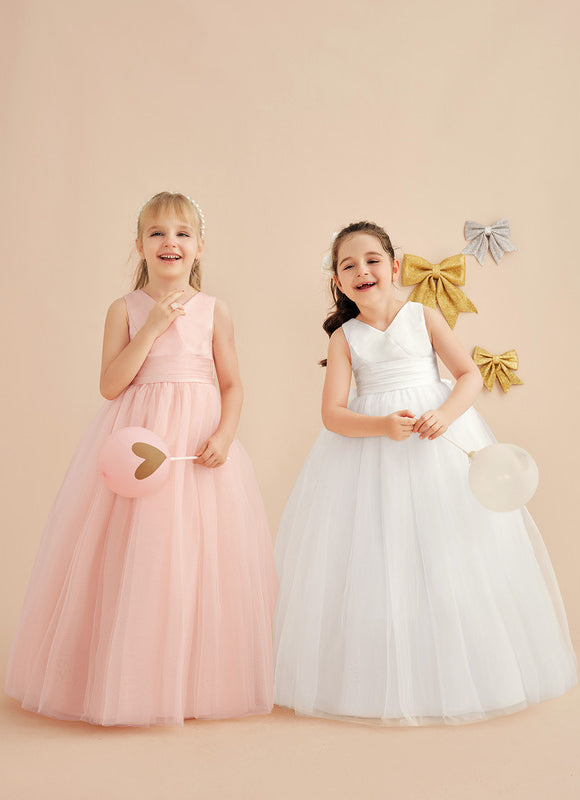 Robe Dentelle Rose Pastel - gallery 4
