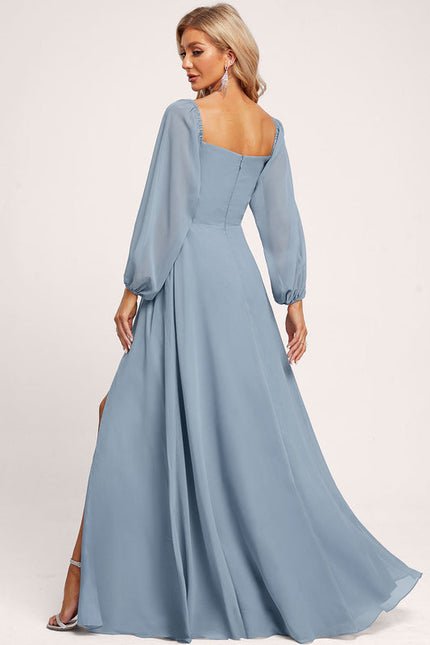 Robe Pastel Rose Décolleté Épaule Dénudée - gallery 3