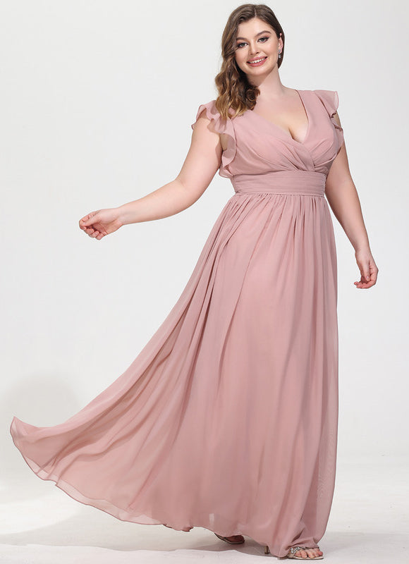 Robe Pastel Vert Poudré Demoiselle D'Honneur Élégante - gallery 7