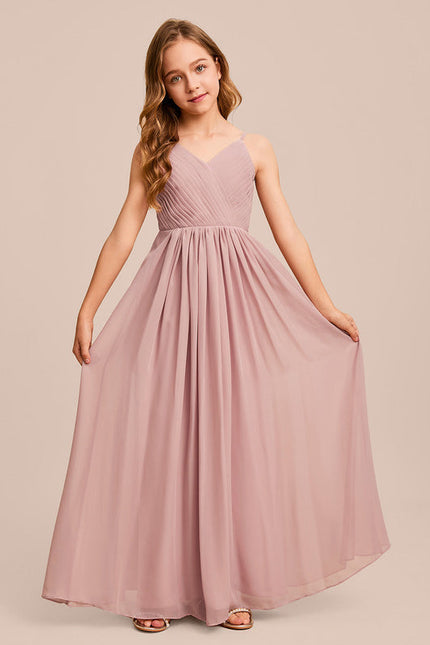 Robe Pastel Verte Col V Longueur Maxi - gallery 1