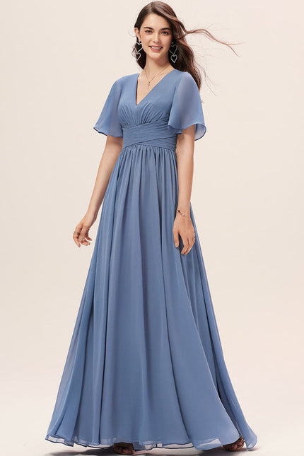 Robe Pastel Rose Demoiselle D'Honneur Élégante