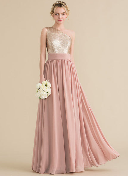Robe Pastel Rose Décolleté Asymétrique Élégante