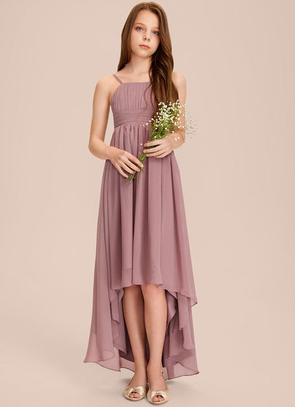 Robe Pastel Vert Mousseline Demoiselle D'Honneur