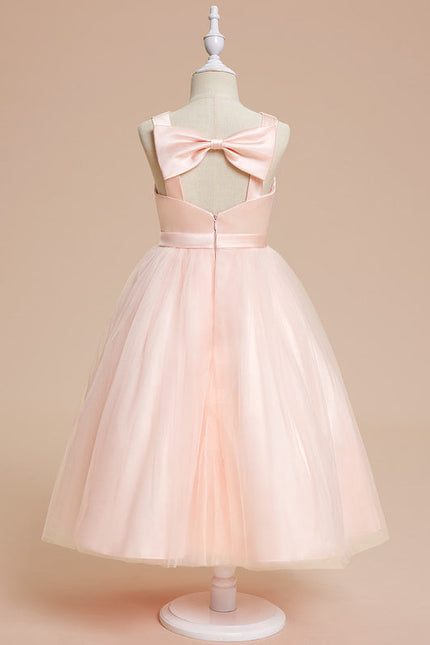 Robe Pastel Rose Décontractée Pour Fille