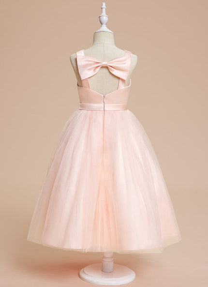 Robe Pastel Rose Décontractée Pour Fille