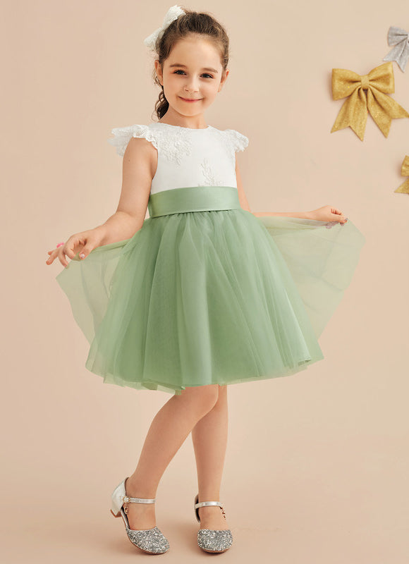 Robe Pastel Rose Fille Mariage Élégante - gallery 7